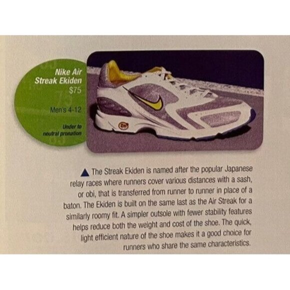 Vintage Iconic Nike Air Streak Ekiden Running Shoe Men's Size 12 - Picture 7 of 12